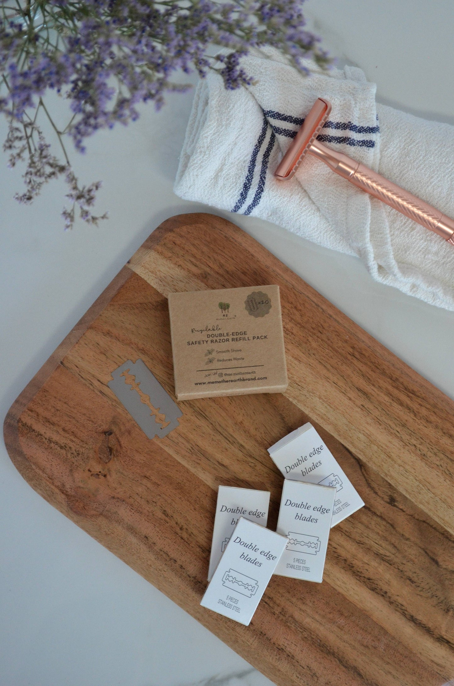 Me Mother Earth - Safety Razor Refill Pack