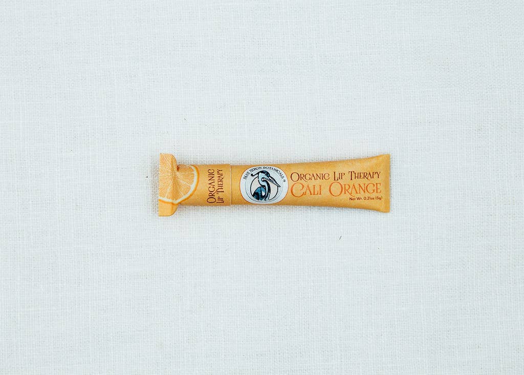 Blue Heron Botanicals - Organic Lip Therapy Balm - Sweet Orange