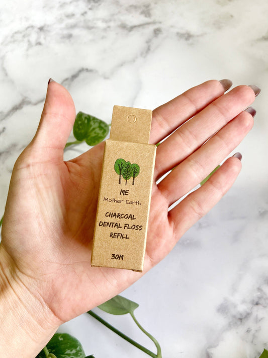 Me.Mother Earth - Charcoal Dental Floss- 1 Refill ONLY