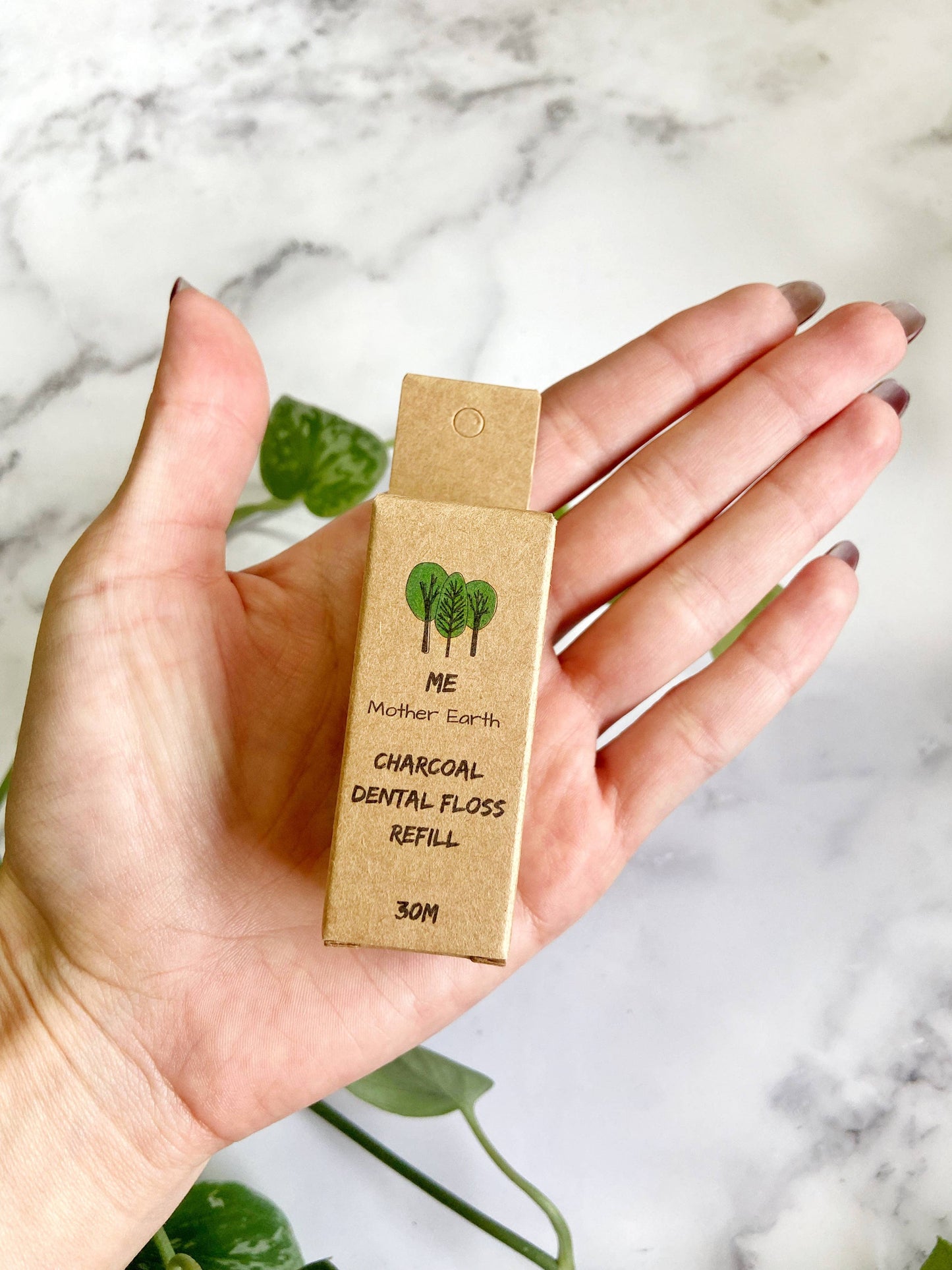 Me Mother Earth - Charcoal Floss- 1 Pack Refill ONLY