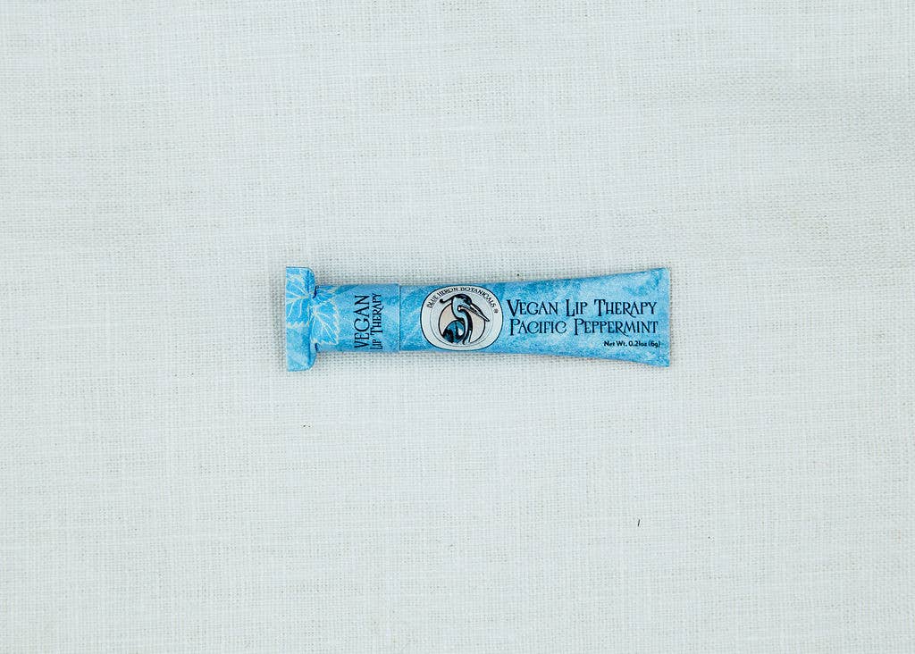 Blue Heron Botanicals - Vegan Lip Therapy Balm - Pacific Peppermint