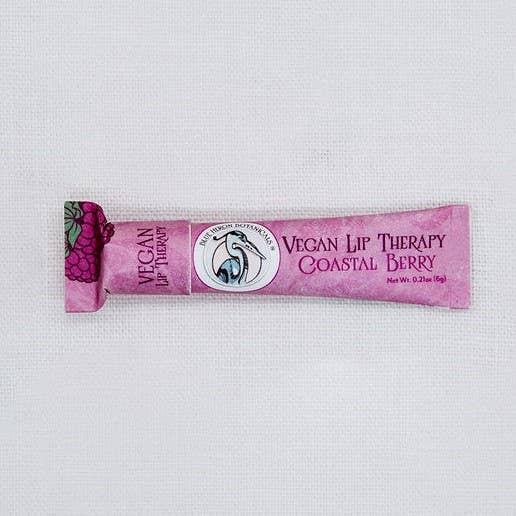 Blue Heron Botanicals - Vegan Lip Therapy Balm - Coastal Berry (Unflavored)