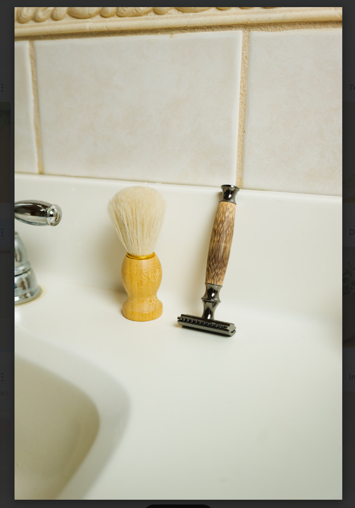 Bamboo Switch - Natural Bristle Shave Brush