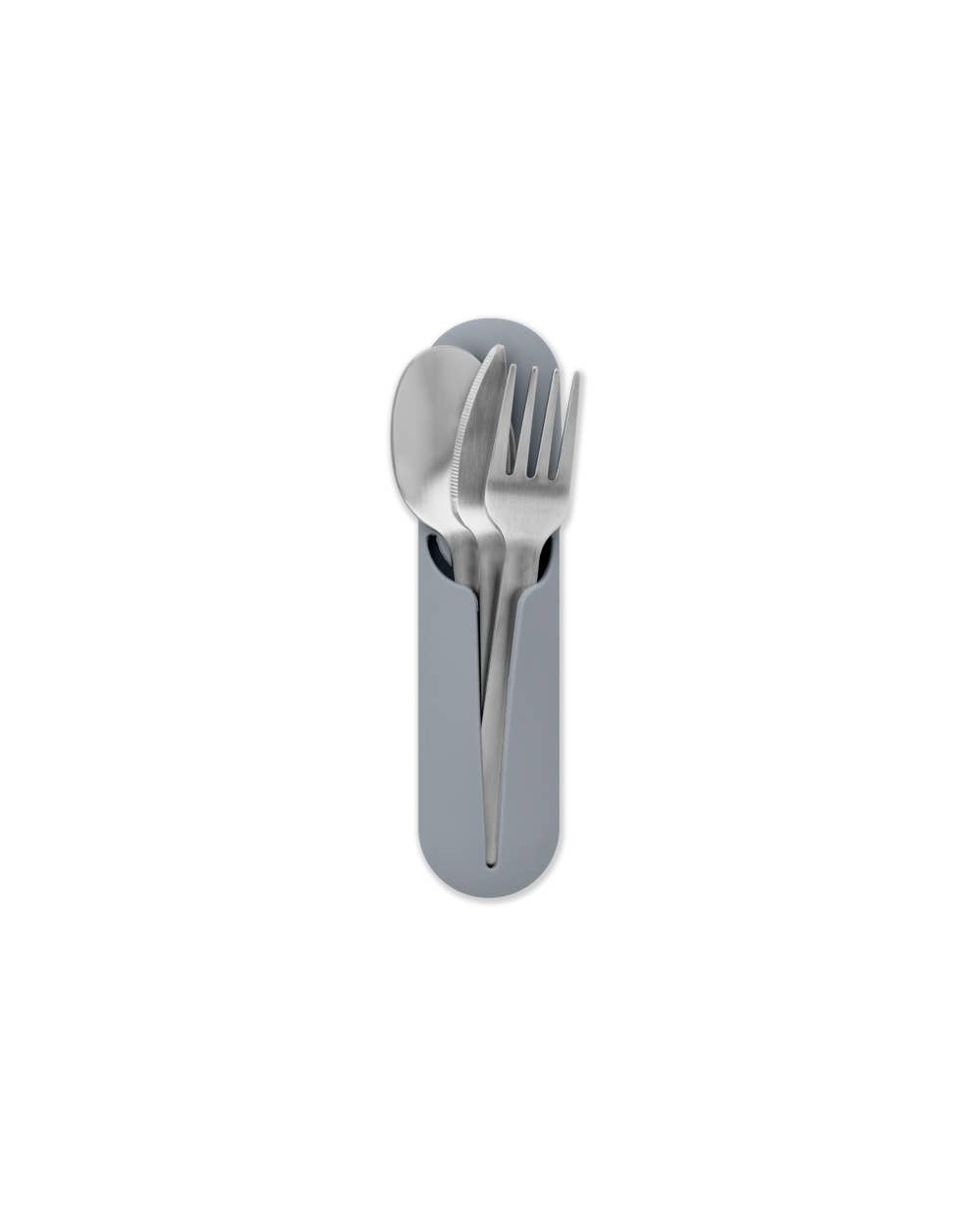 W&P - Stainless Steel Utensil Set in Silicone Carry Case: Terrazzo Charcoal