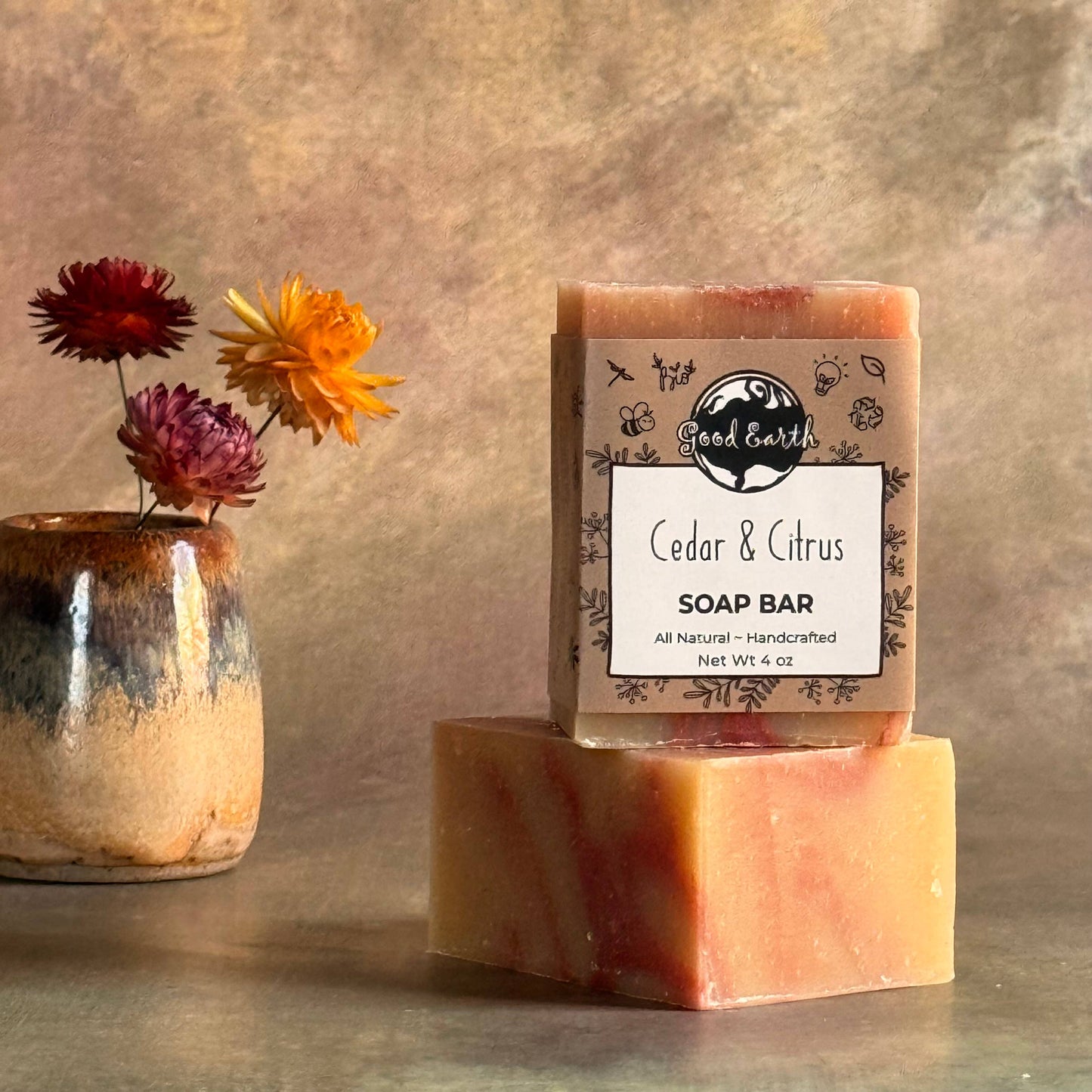 Good Earth Soap - Bar Soap - Cedar & Citrus 