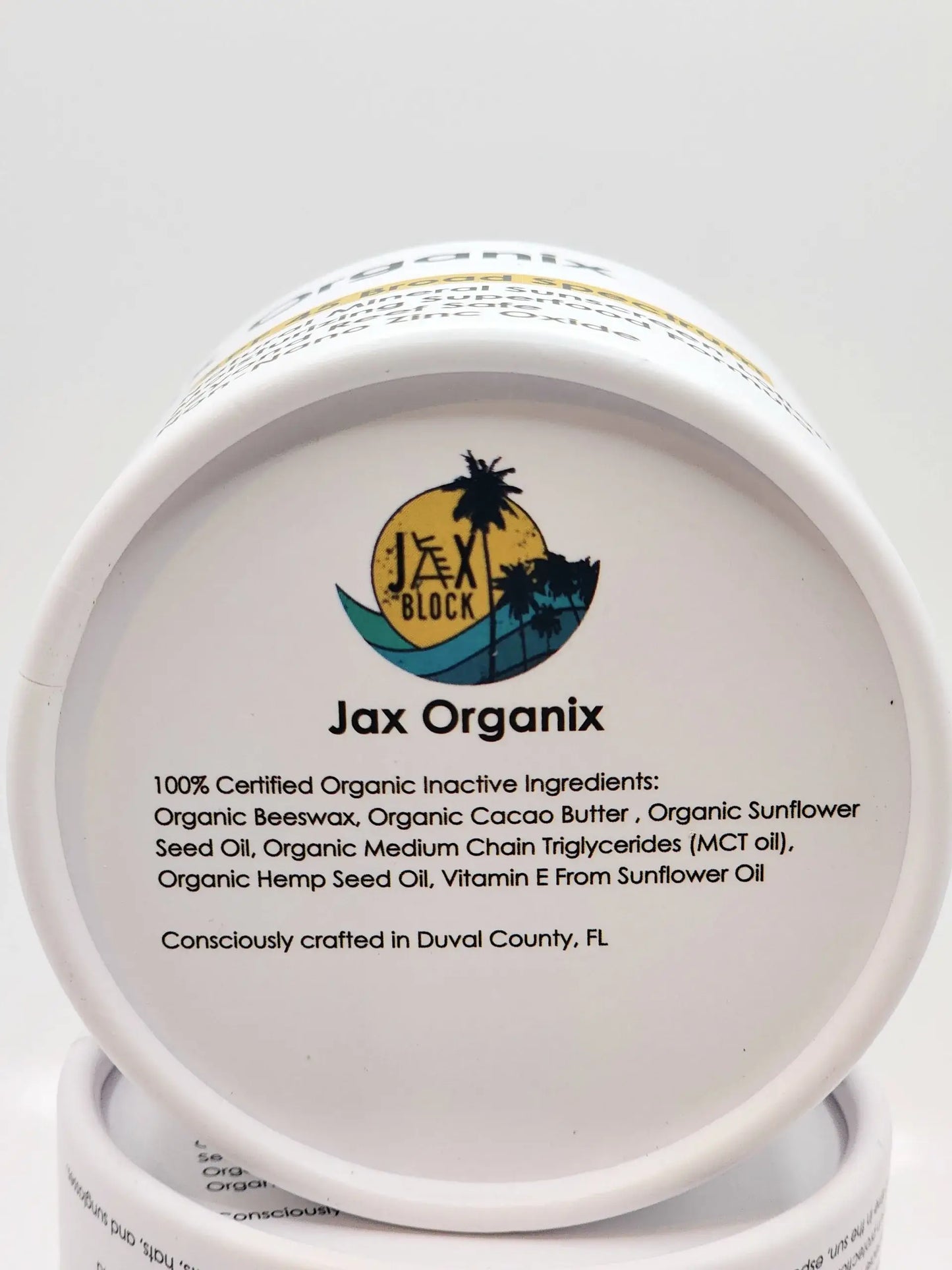 Jax Organix - Natural Mineral Sunscreen Lotion -Tinted ( 2 oz )