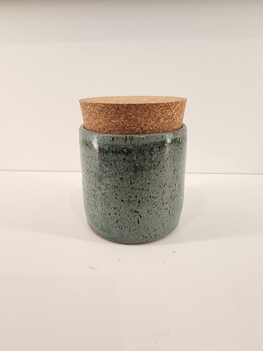 Ceramic Jars w Cork Lid