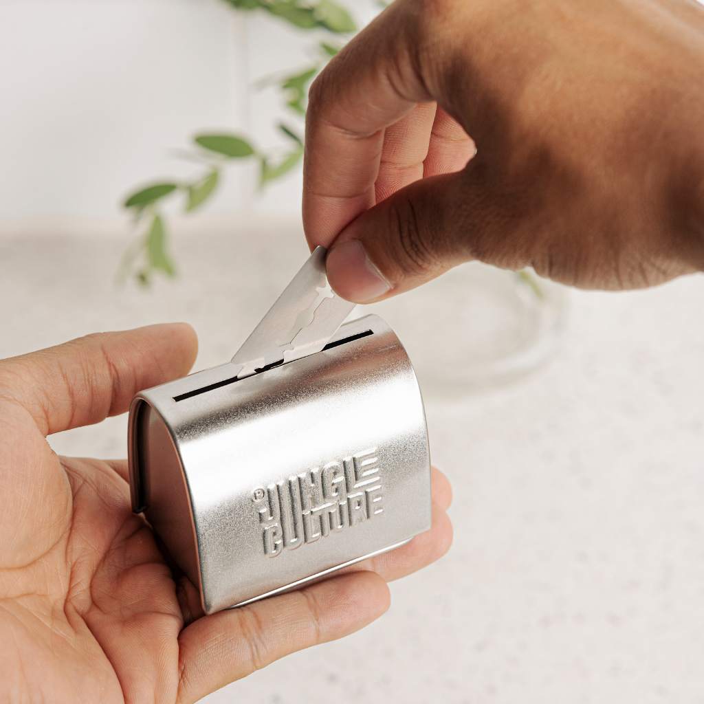 Jungle Culture - Safety Razor Blade Disposal Tin