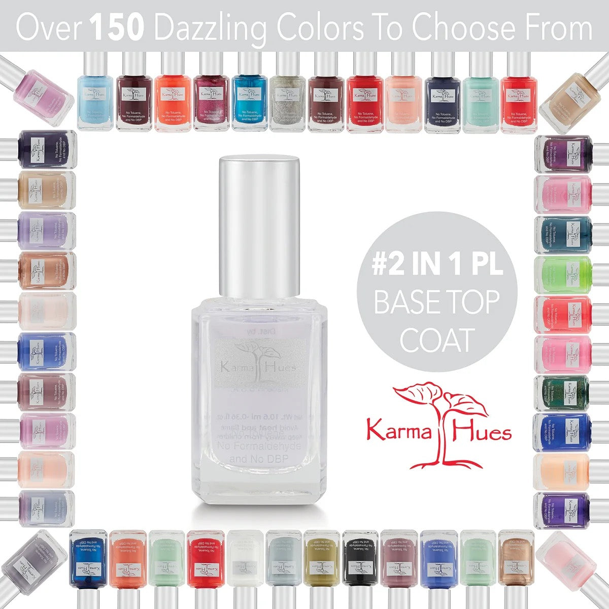 Karma Organic Spa - Karma Naturals 2 in 1 Base & Top Coat - Nail Polish