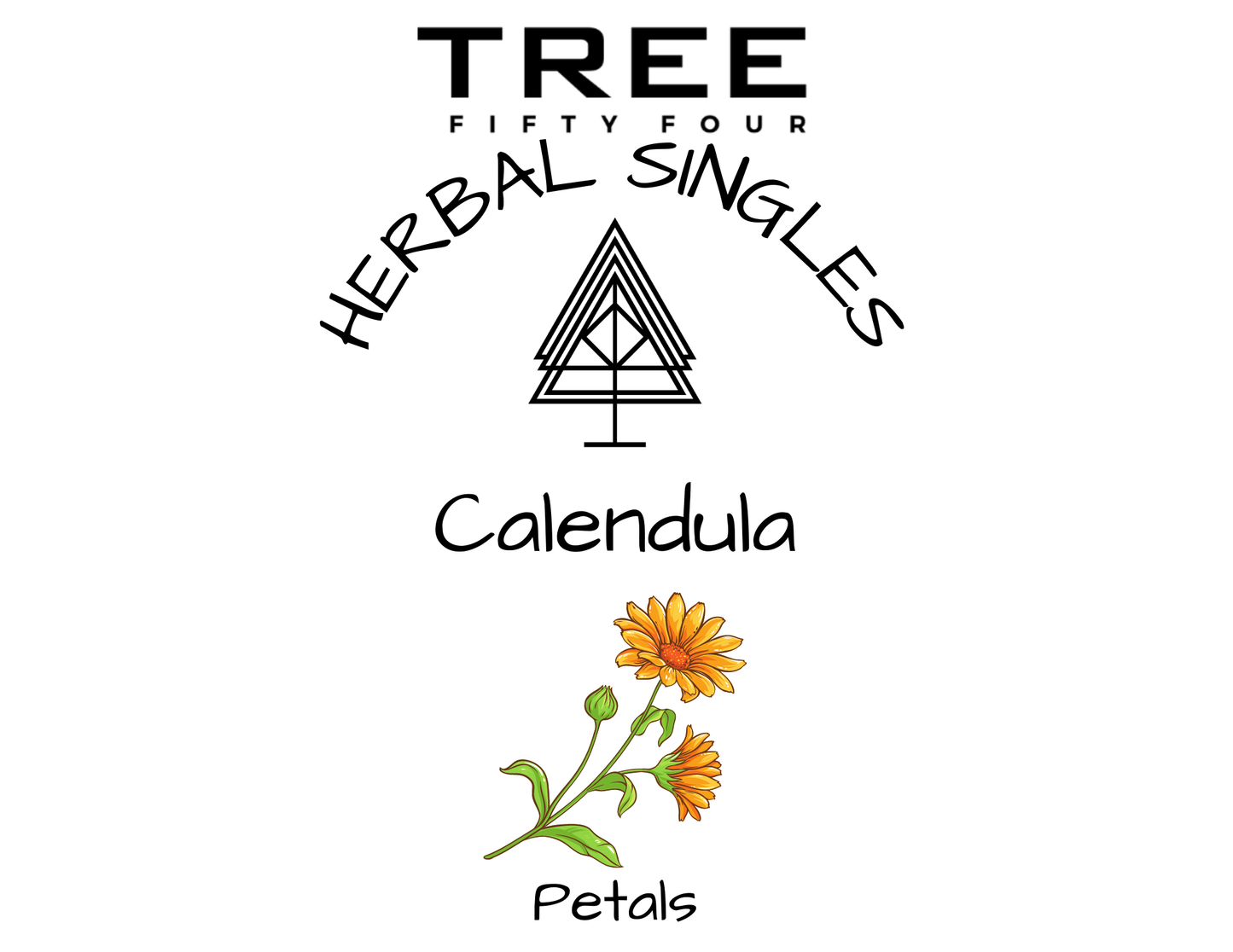 Tree Fifty Four - Calendula Petals | Bulk Size 4, 8, 16 OZ | Tree Fifty Four: 8 OZ