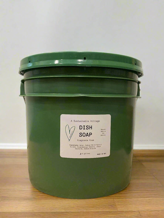 A Sustainable Village - BULK REFILL 3.5 GALLON DISH SOAP 
