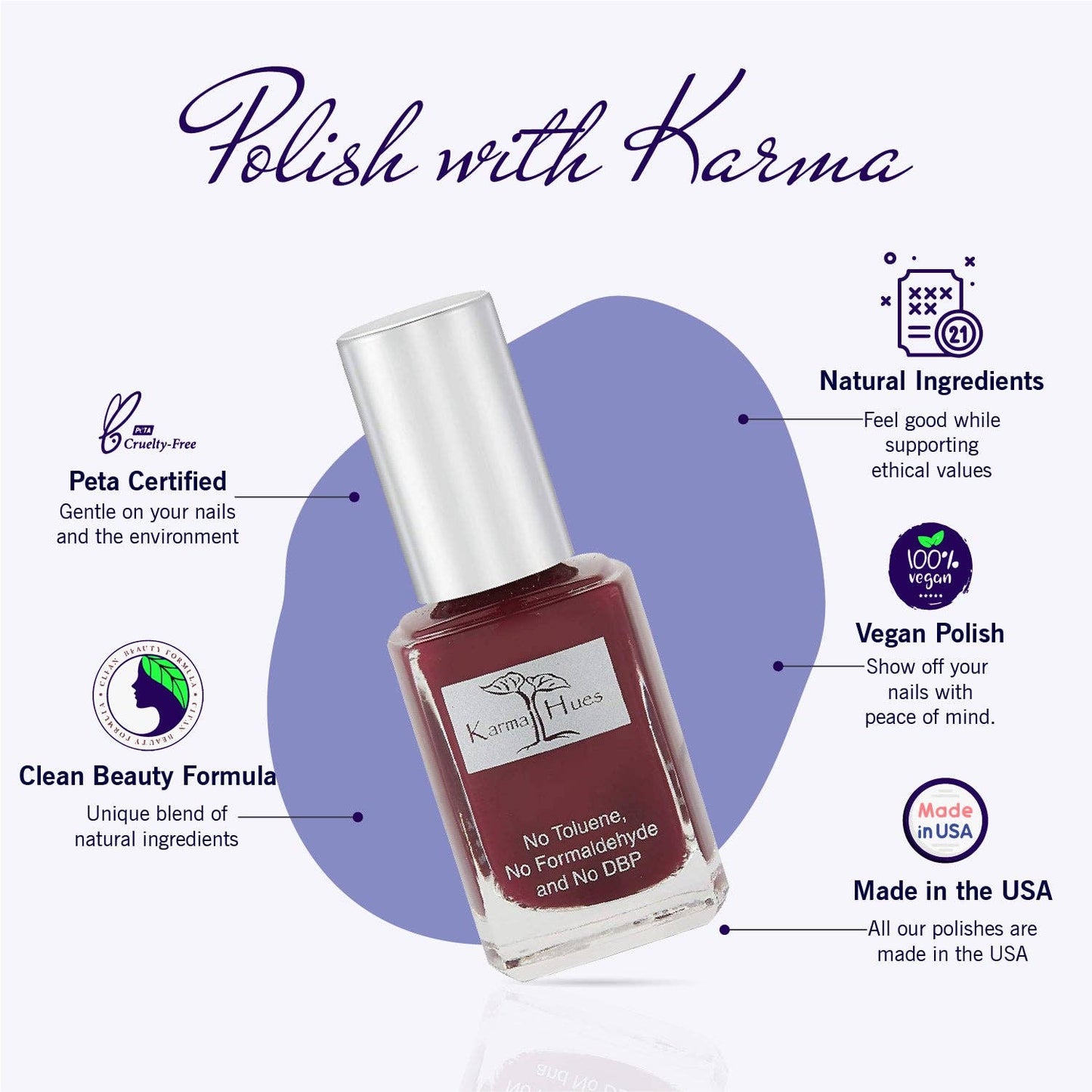 Karma Organic spa - Karma Naturals Nail Polish - French Kiss