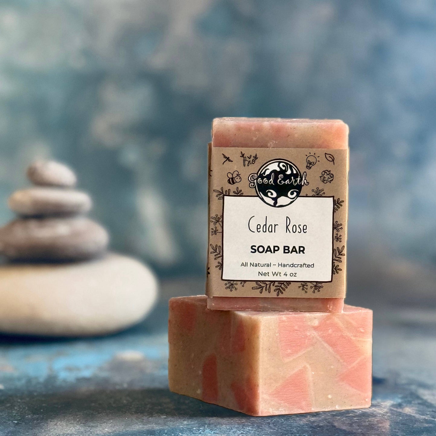 Good Earth Soap - Bar Soap - Cedar Rose 