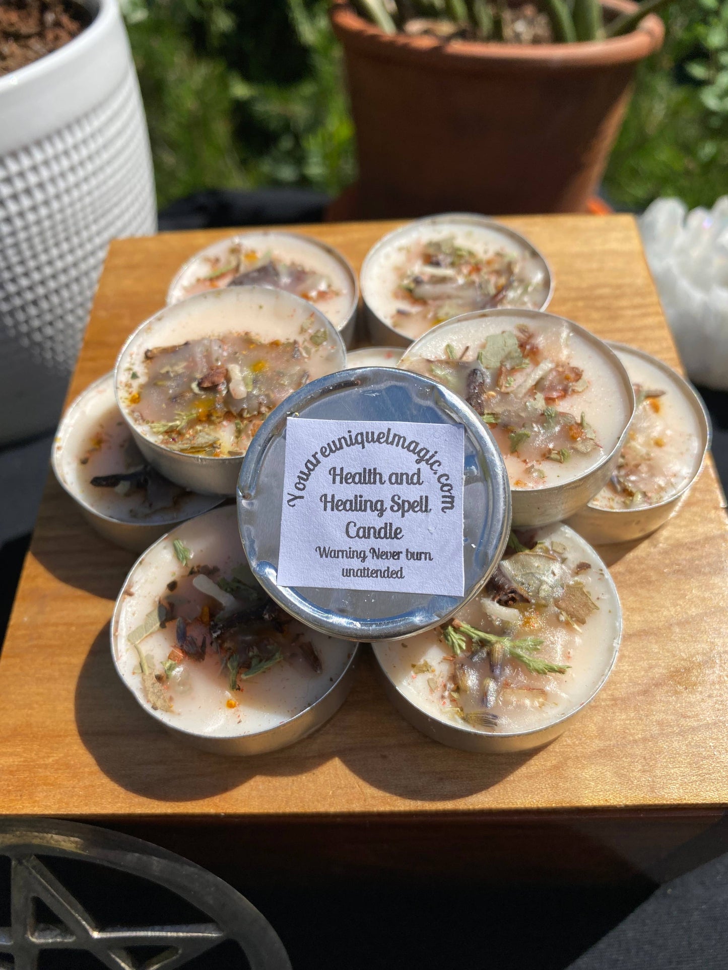 You Are Uniquely Magic - Health And Healing Tealight Spell Candles