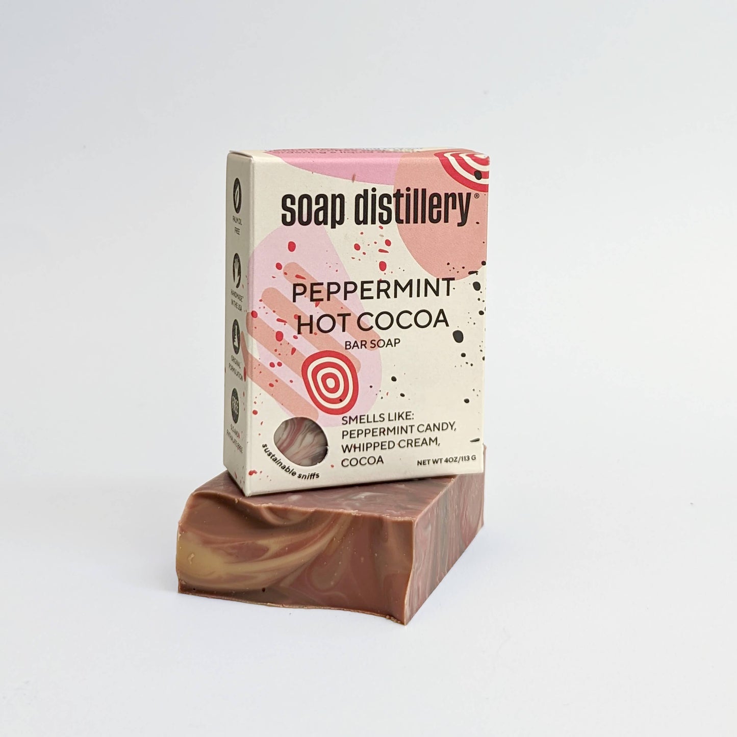 Soap Distillery - Peppermint Hot Cocoa Bar Soap