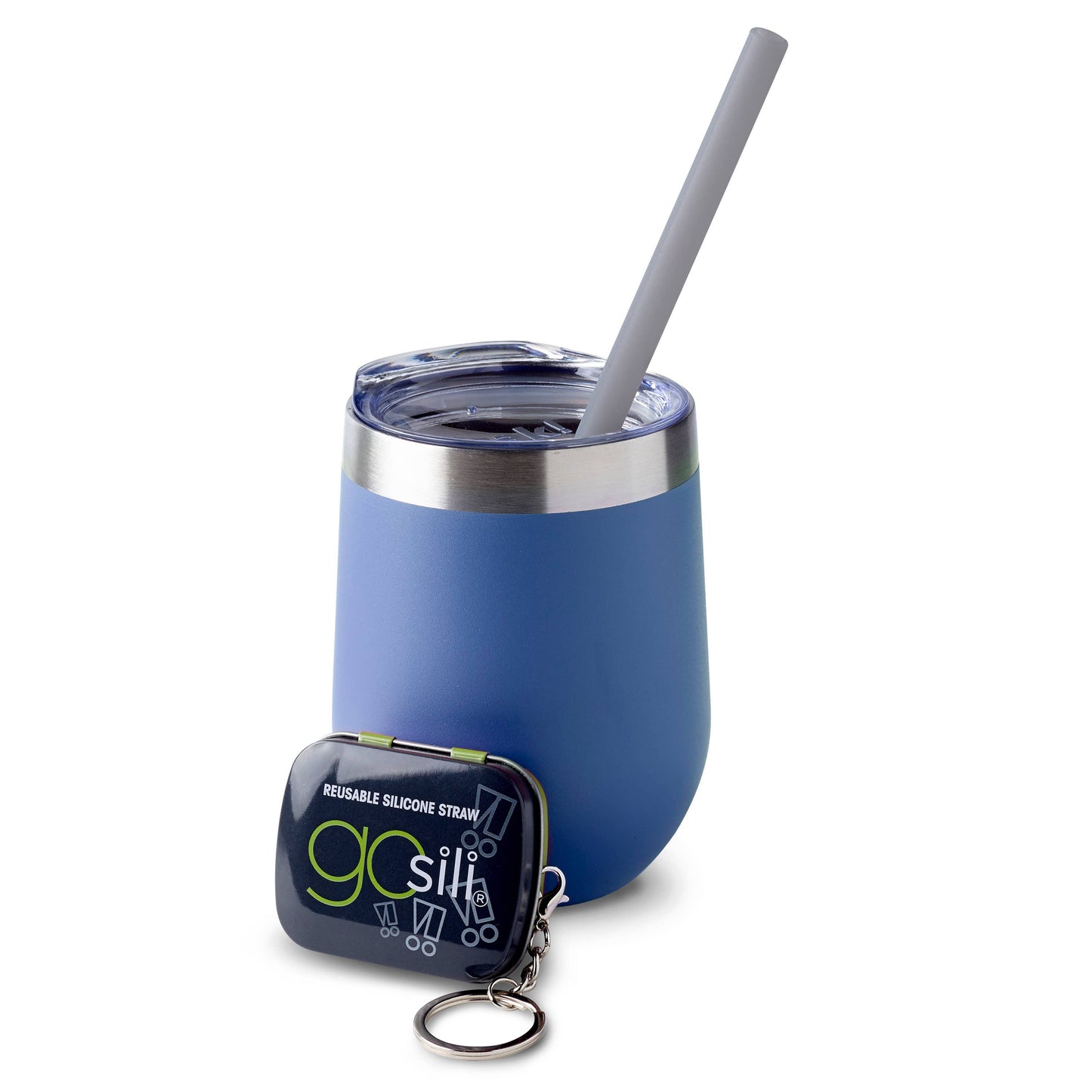 GoSili - Reusable Silicone Straw + Keychain Case