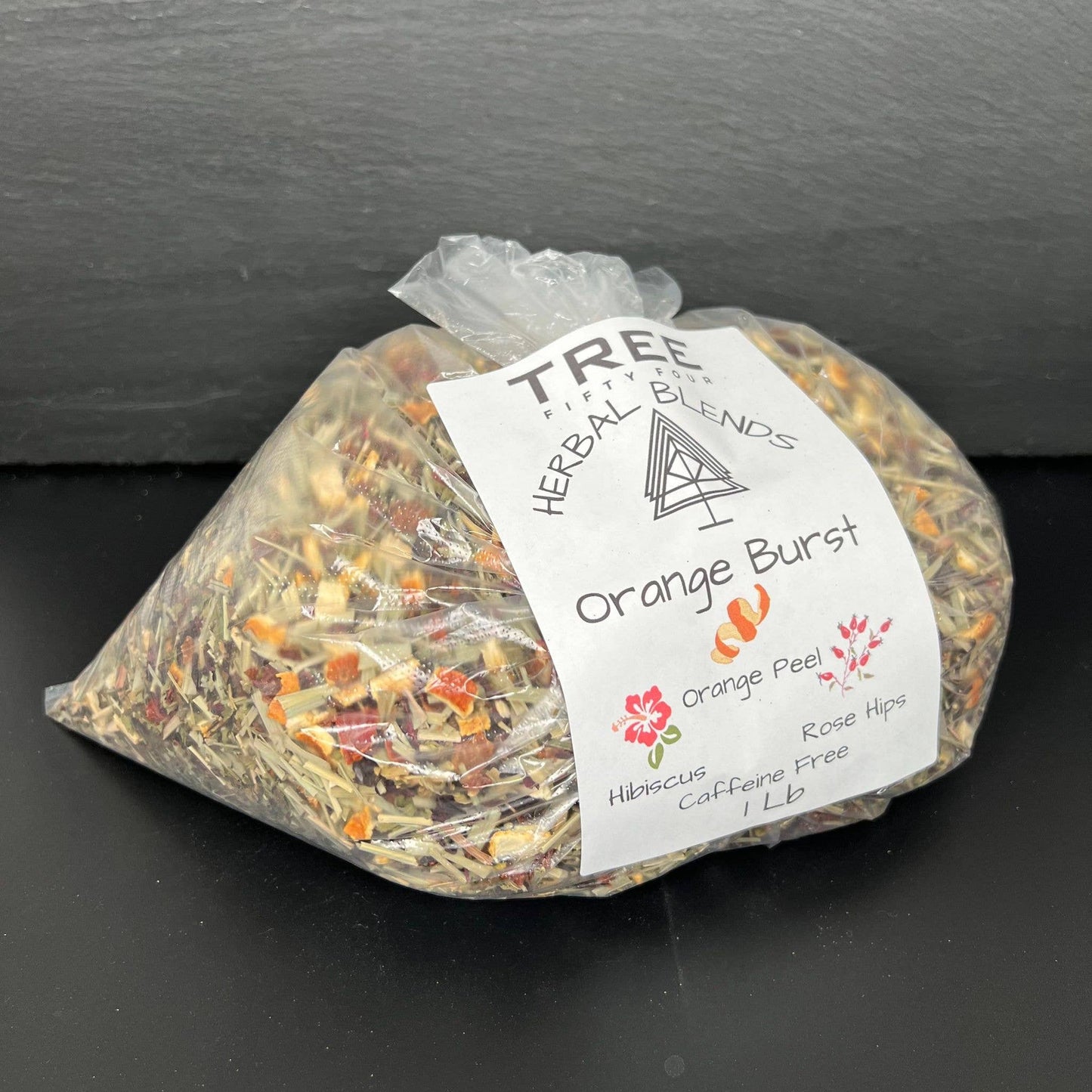 Tree Fifty Four - Orange Burst Herbal Tea Blend | Bulk Size 4, 8, 16 OZ: 8 OZ