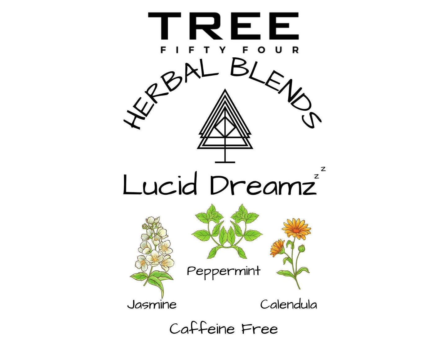 Tree Fifty Four - Lucid Dreamz Herbal Blend | Bulk Size 4, 8, 16 OZ: 8 OZ