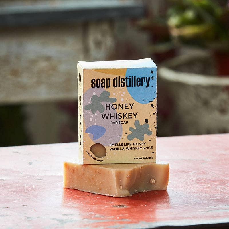 Soap Distillery - Honey Whiskey Bar Soap