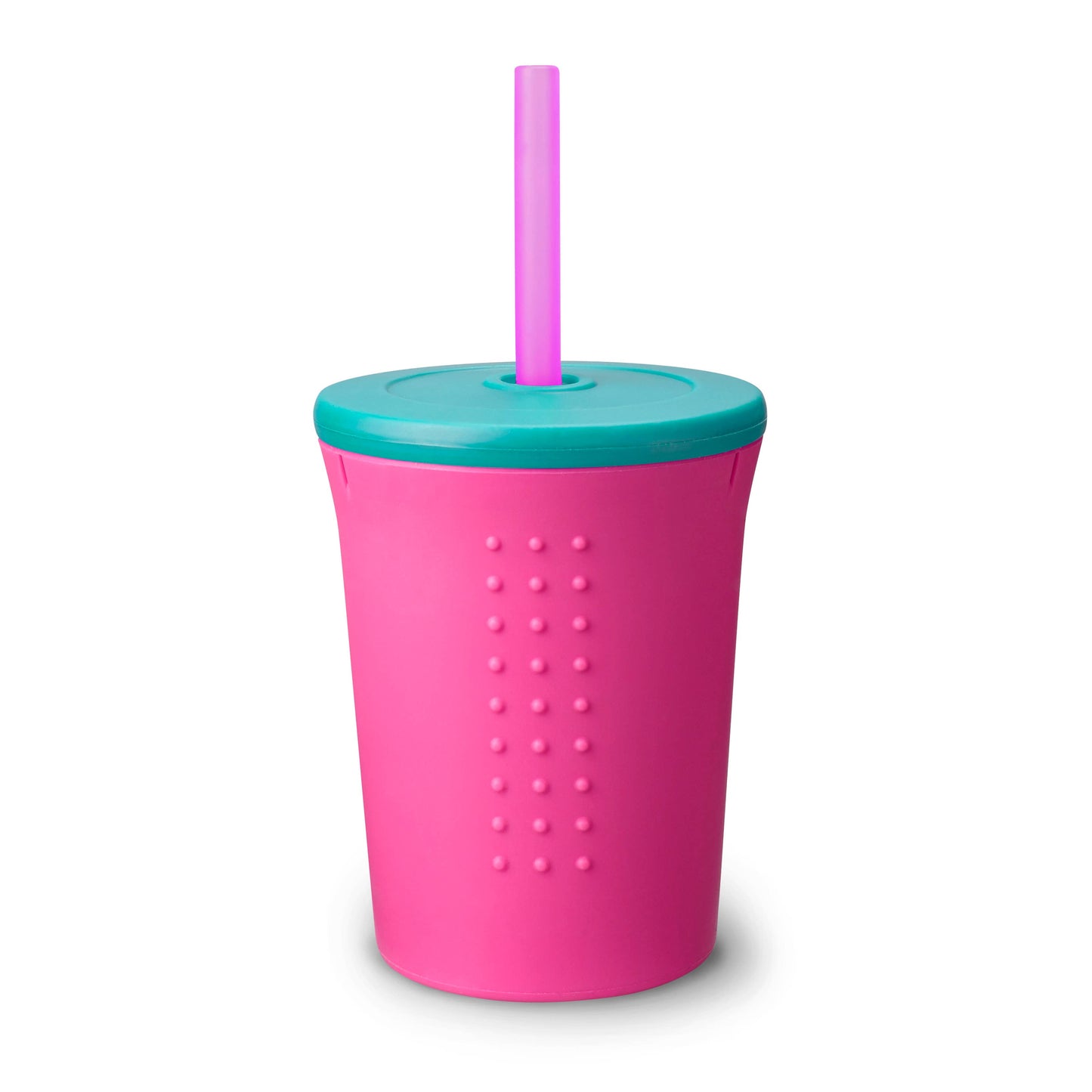 GoSili - 12 oz Silicone Straw Kids Cup