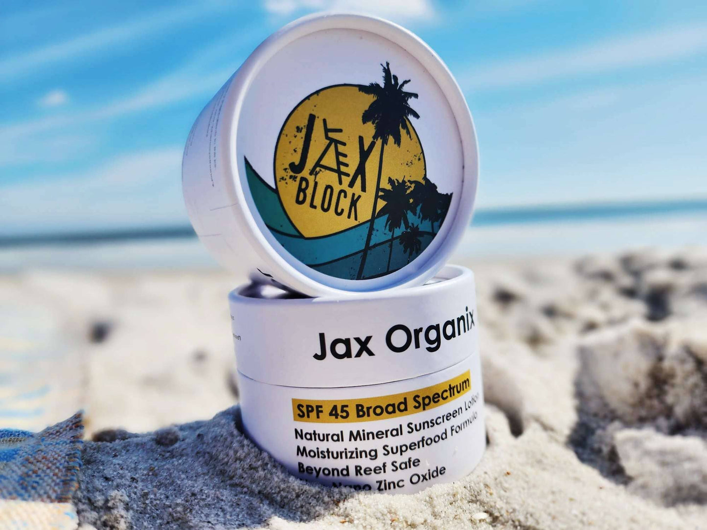 Jax Organix - Natural Mineral Sunscreen Lotion -Tinted ( 2 oz )