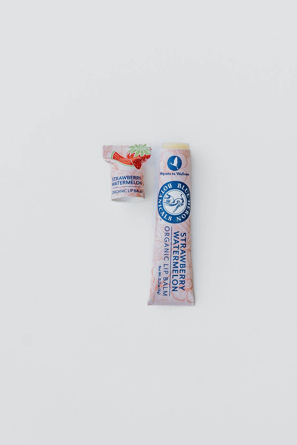 Blue Heron Botanicals - Organic Lip Balm - Strawberry Watermelon