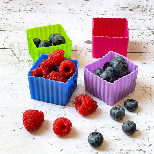 Yumbox - Multicolor Mini Silicone Bento Cubes Set of 8