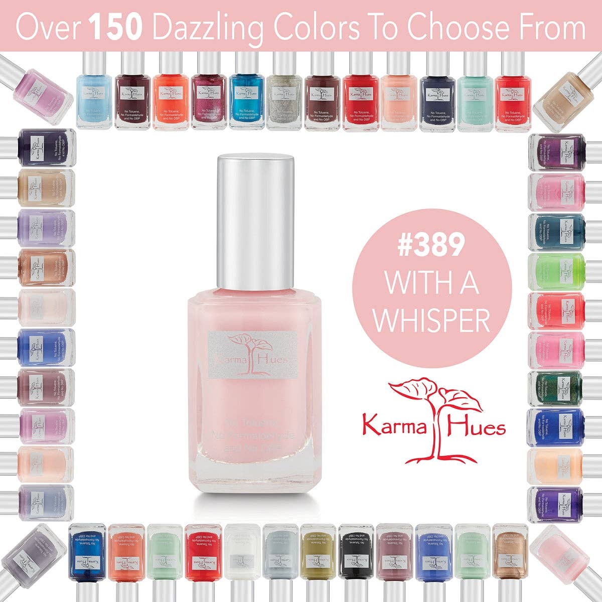 Karma Organic spa - Karma Naturals nail polish - With a Whisper