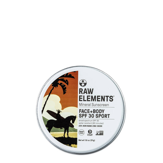 Raw Elements - Raw Elements Face & Body SPF 30 Tin 1.8 oz