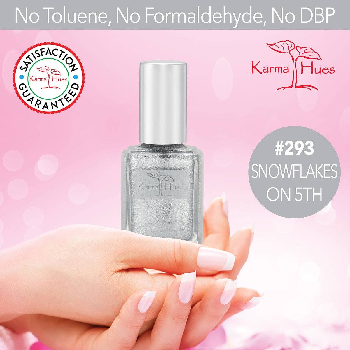 Karma Organic spa - Karma Naturals Nail Polish - Snowflakes on 5th