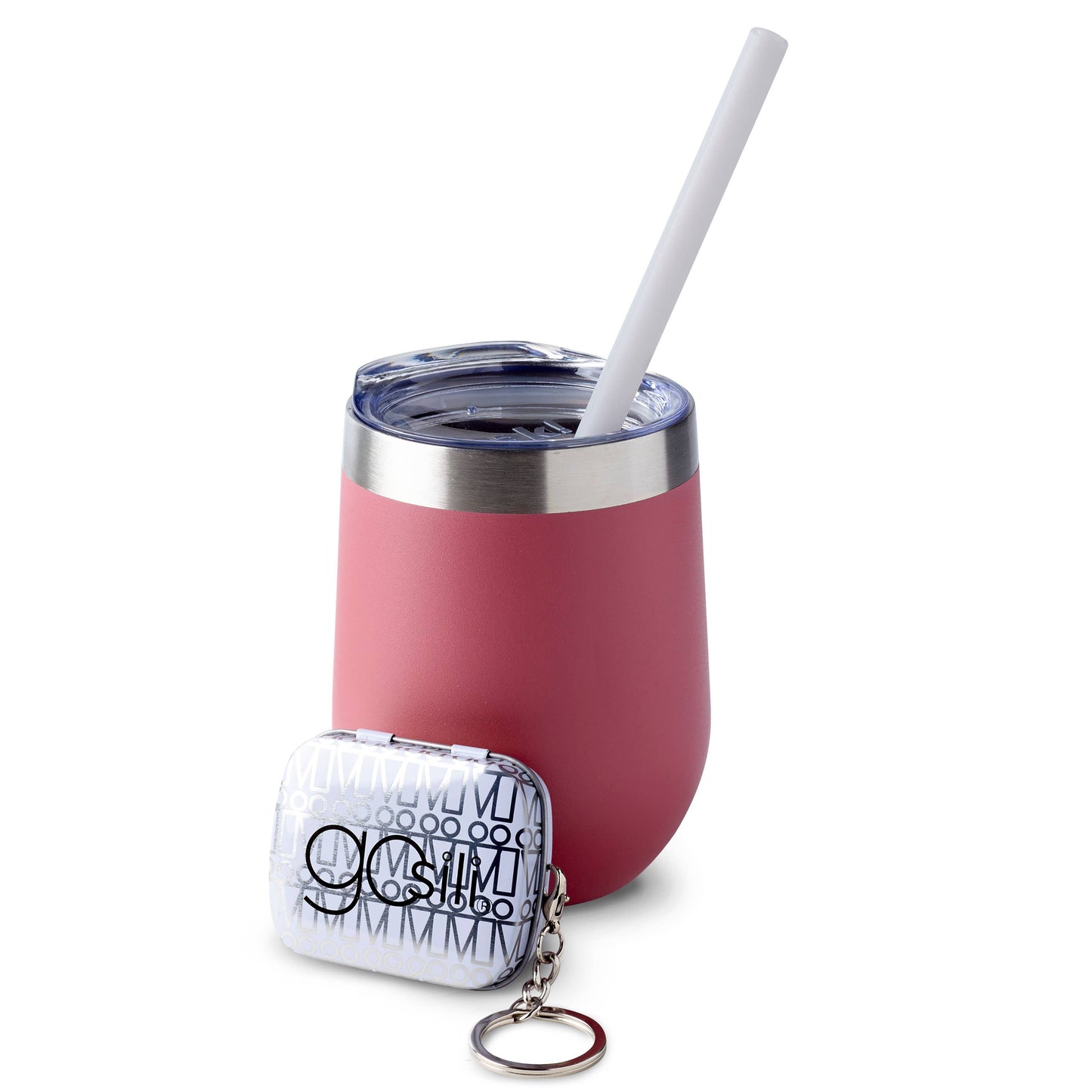 GoSili - Reusable Silicone Straw + Keychain Case