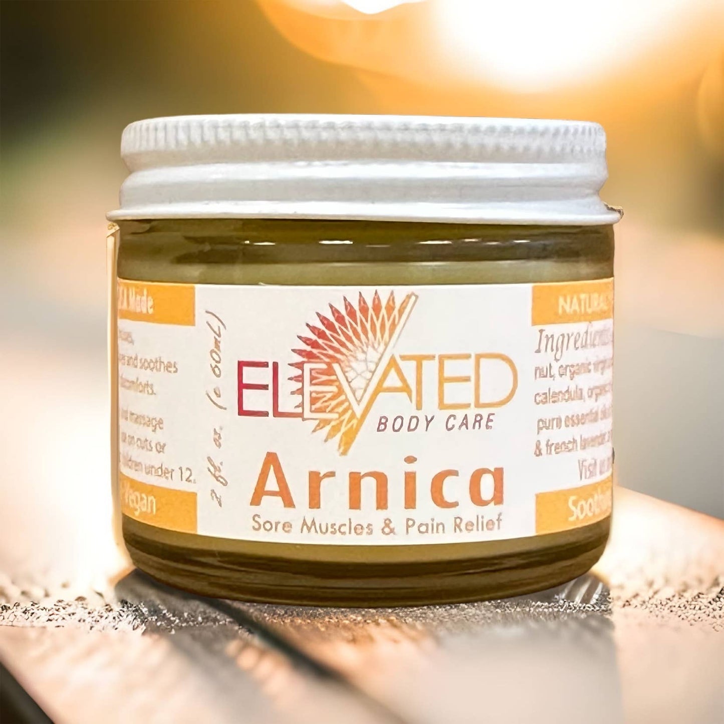 Taylor's Naturals - ELEVATED - Arnica - Natural sore muscle relief & bruising