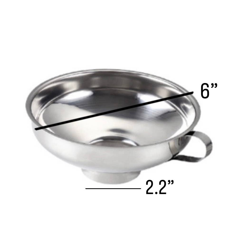 Zefiro - Stainless Steel Funnel