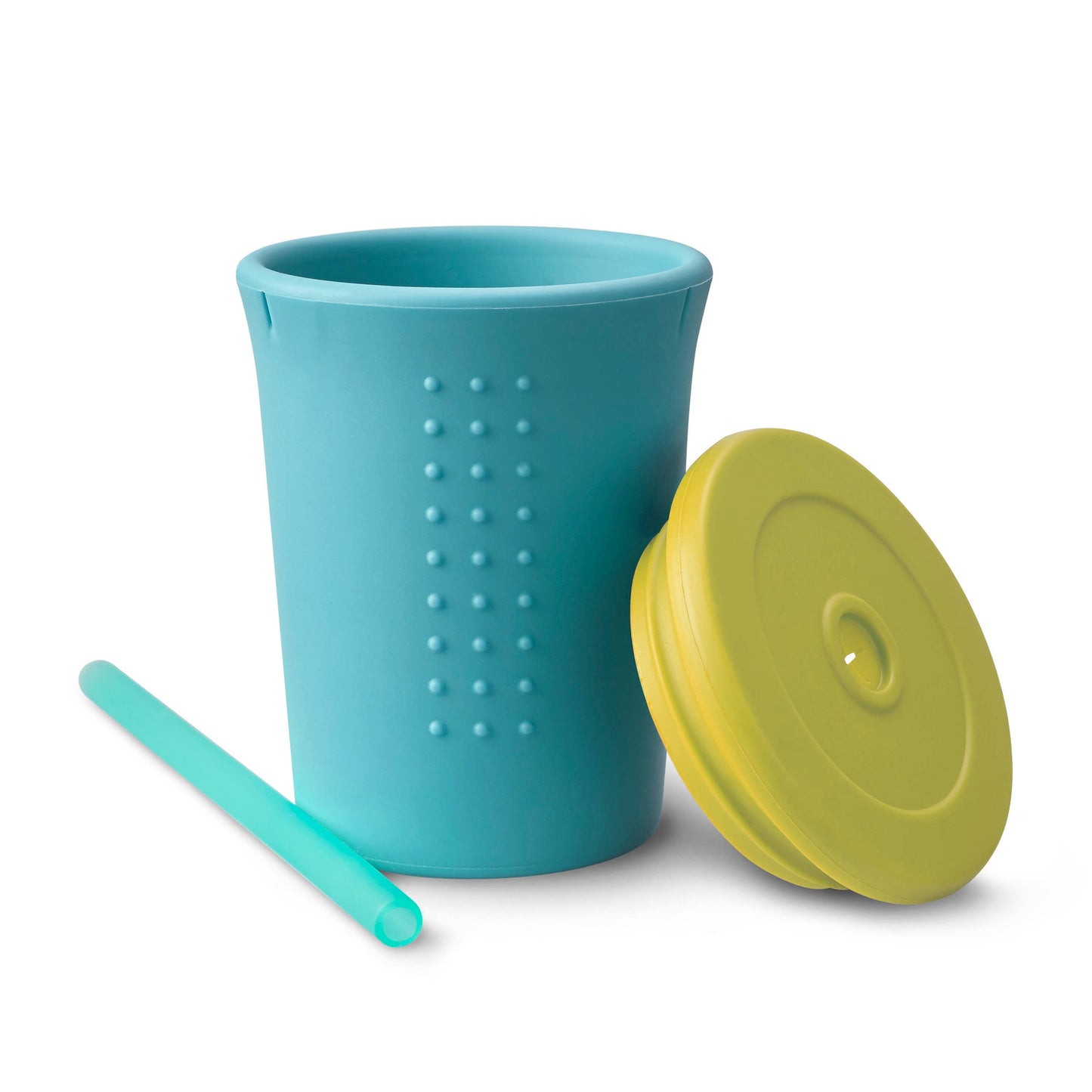 GoSili - 12 oz Silicone Straw Kids Cup