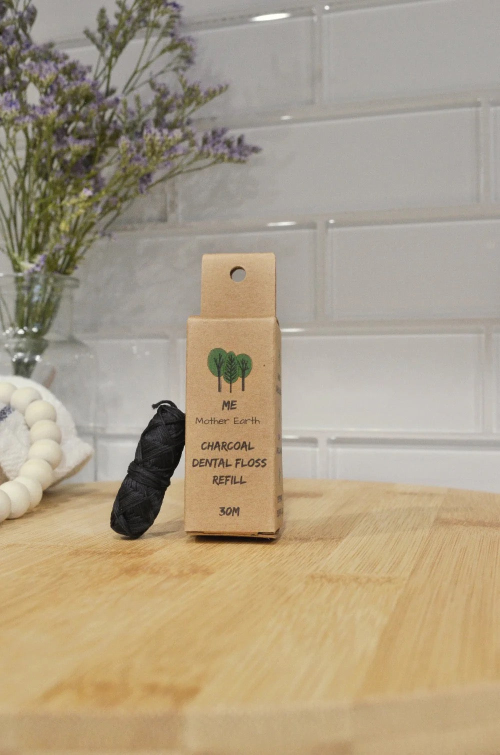 Me Mother Earth - Charcoal Floss- 1 Pack Refill ONLY