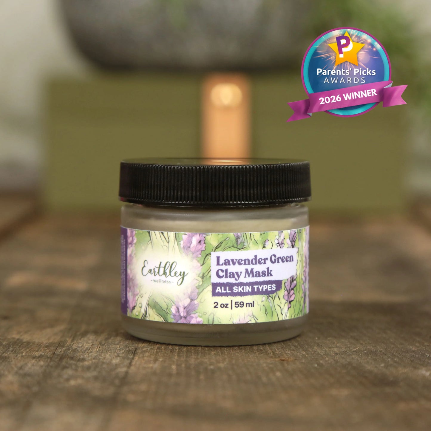 Earthley - Lavender Green Clay Mask