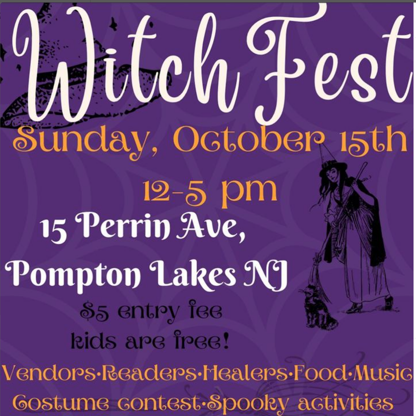 10/15- Witch Fest @ Pompton Lakes