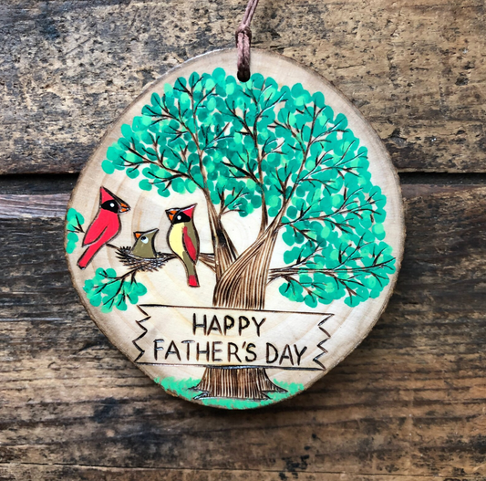 Happy Father's Day Tree - Ornament