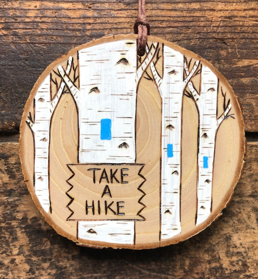 Forage Workshop- Take A Hike Ornament