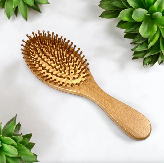 Bamboo Switch - Bamboo Paddle Hairbrush - Round