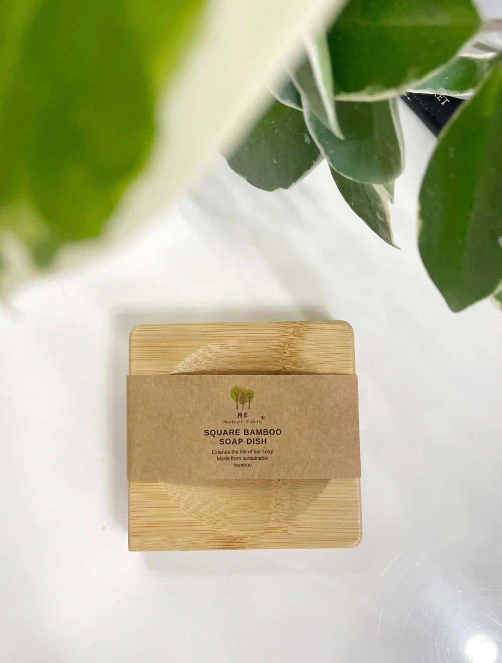 Me Mother Earth - Square Bamboo Soap Dish