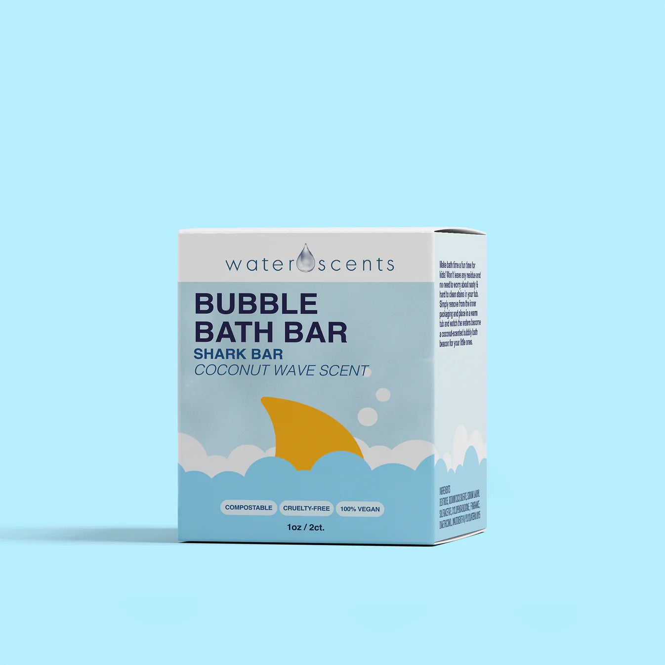 Water Scents - Bubble Bath Bar, Coconut Wave
