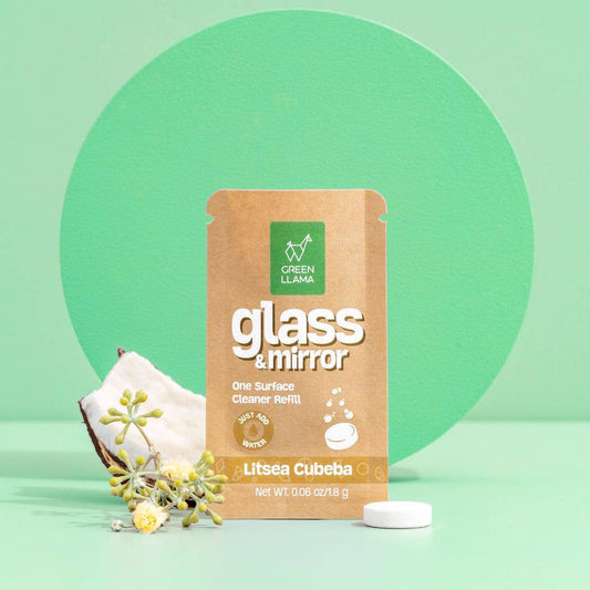 Green Llama - Glass & Mirror Cleaner Refill Tablet