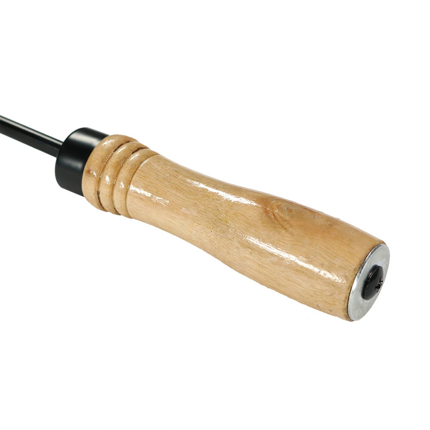 Sunnydaze Decor - 32 in Outdoor Fire Pit Poker with Hook and Wooden Handle