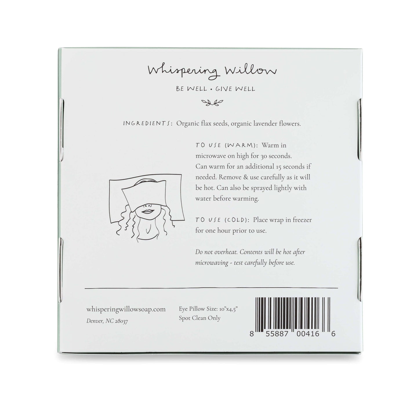 Whispering Willow - Eye Pillow, Lavender