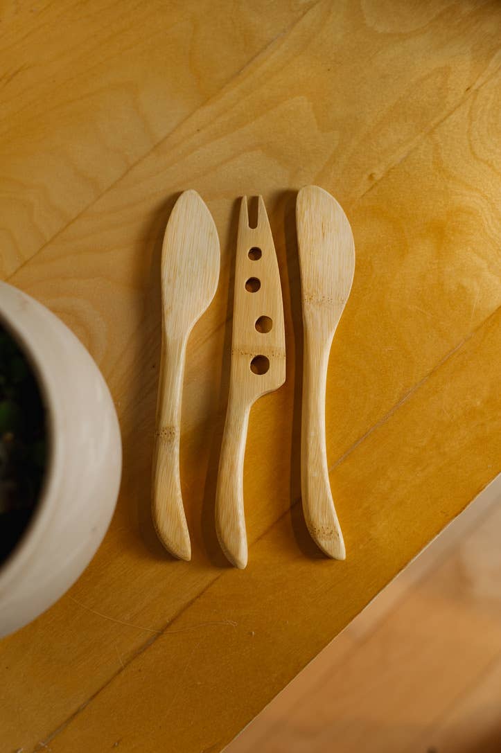 Bamboo Switch - Charcuterie Bamboo Cheese Knife Set