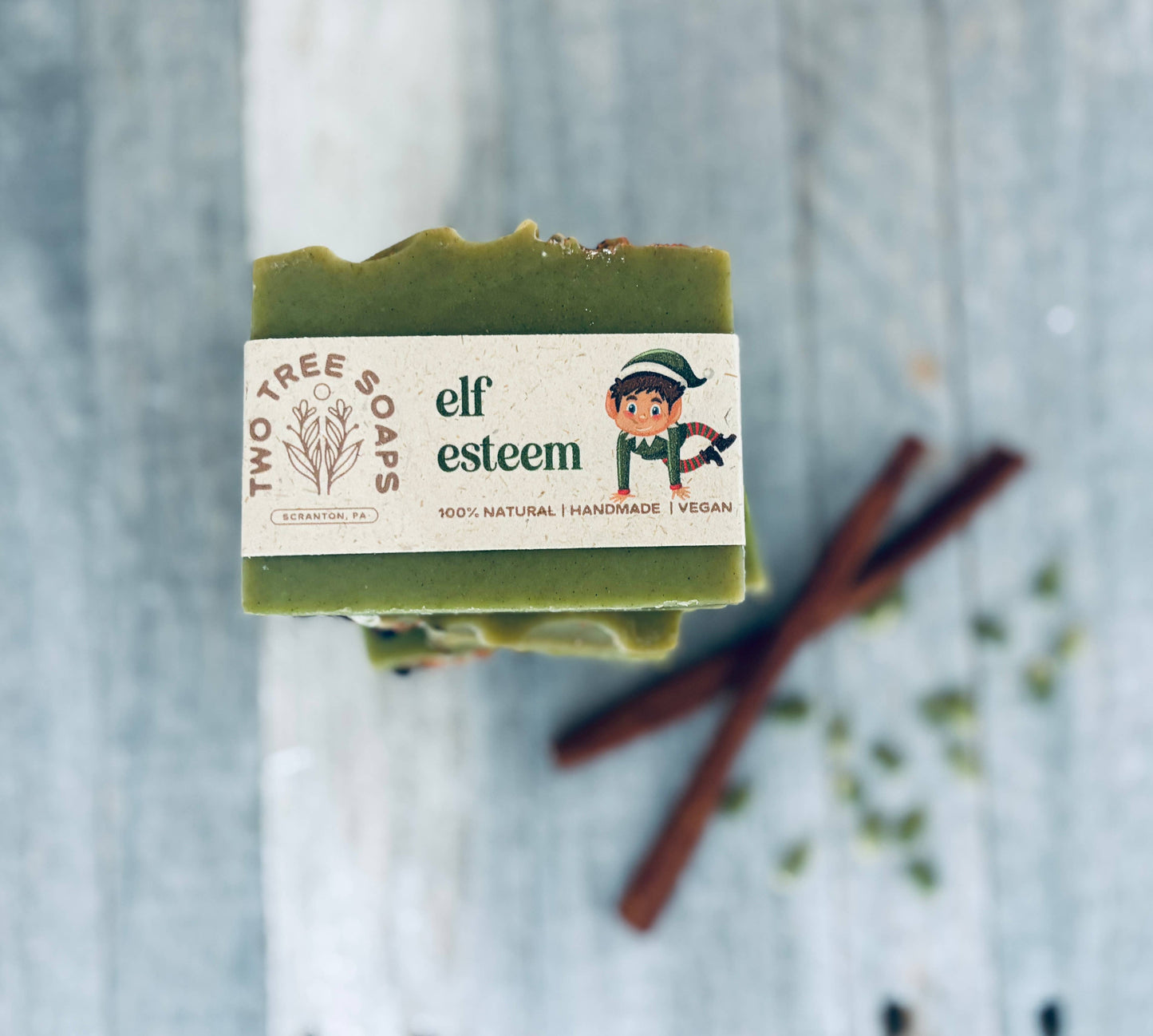 Two Tree Soaps - Elf Esteem - Natural Handmade Bar Soap