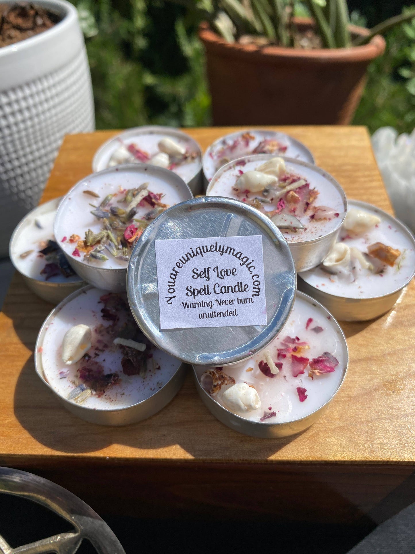 You Are Uniquely Magic - Self Love Tealight Spell Candles