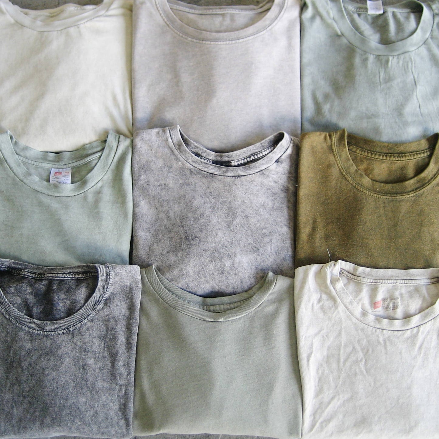 American Recycled Clothing - Washed Tee Bundle