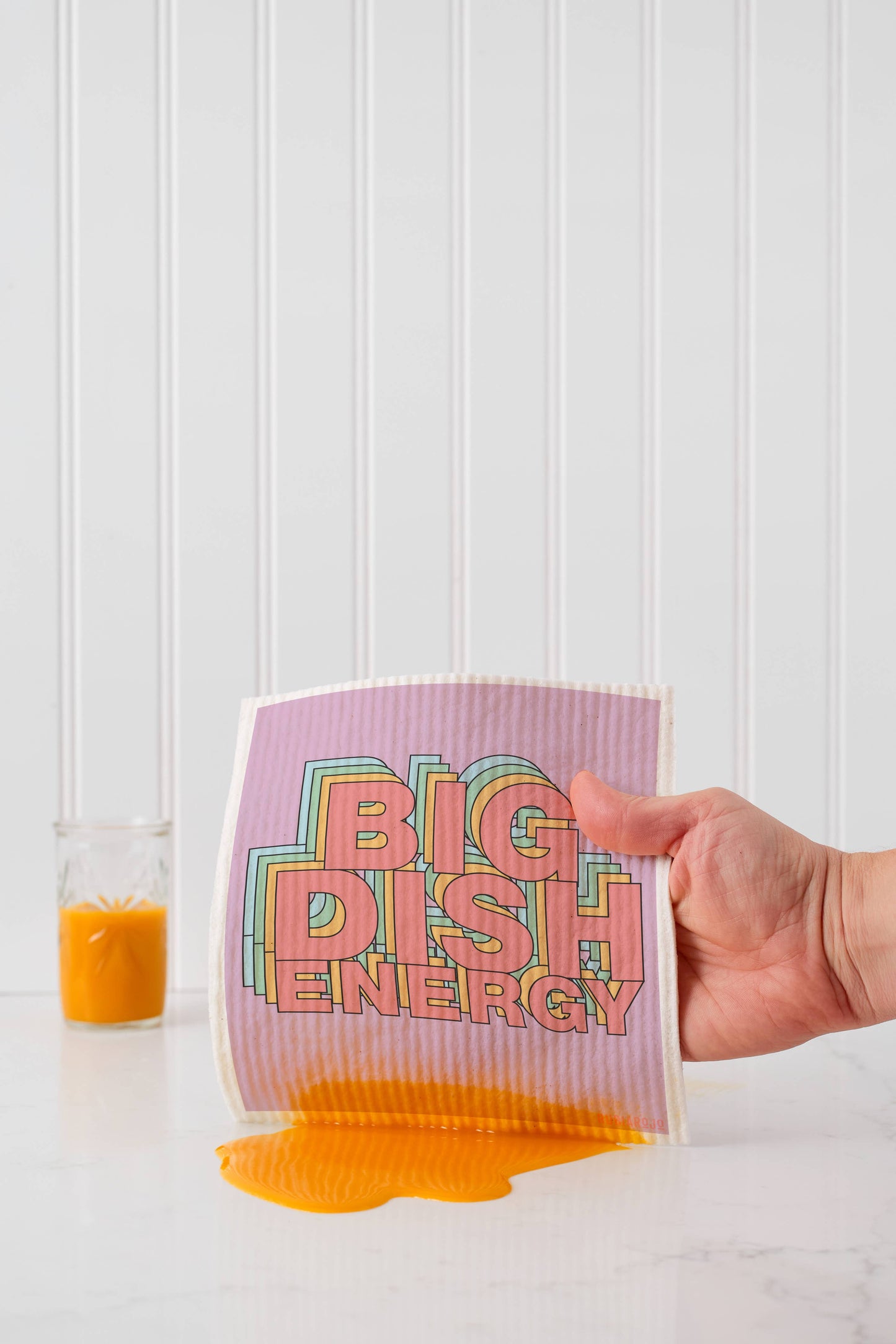 RubiaRojo - Big Dish Energy Funny Swedish Dishcloth